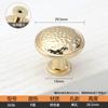 Tirador ovalado de un solo orificio con forma de huevo de paloma, estilo nórdico, dorado, negro, para armario, mueble, redondo, pequeño.