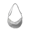 Bolso tipo bolsa de dumpling para mujer con logo estampado personalizado, estilo nuevo, diseño de nicho, bolso de axila, venta caliente transfronteriza, moda, para ir al trabajo, bolso cruzado para mujer