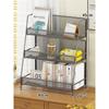 Estante de Mesa Organizador de Mesa Prateleira de Armazenamento Multicamadas Prateleira em Camadas para Mesa de Escritório Estante de Armazenamento para Mesa de Escritório de Dormitório de Estudante