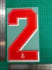 25-26 Kit de Visitante Toluca Talla Adulto Camiseta A+ Número Letra Pegatina de Transferencia Térmica Número Balón