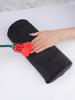 Almohada de uñas transfronteriza, herramienta de corazón, almohada de mano semicircular de cuero de PU, almohada de mano de amor, traje a prueba de polvo, extraíble y lavable, cómoda