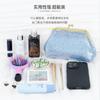 Bolsa de Maquillaje Clip-On de Nuevo Estilo Transfronteriza, Bolso de Maquillaje de Lujo de Alta Gama Portátil para Mujer, Bolsa de Almacenamiento para Labiales y Lentejuelas