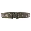 Cinturón de Tela para Exteriores Cinturón Táctico Cinturón de Esponja EVA Cinturón de Tela Oxford Cinturón de Lona para Hombres Cinturón Táctico Estilo Militar
