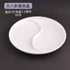 Paleta em Formato de Flor de Ameixeira, Bandeja de Tinta para Crianças, Paleta Descartável, Pintura Chinesa, Aquarela, Acrílico, Caixa de Paleta para Pintura a Óleo para Montagem de Barraca