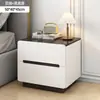 Armário de armazenamento multifuncional de luxo moderno e leve, armário de armazenamento de cabeceira simples e econômico, mesa de cabeceira minimalista para quarto