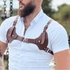 Cadena de Cintura de Cuero Hip-Hop Performance Europea y Americana Más Vendida Joyería de Cuero Cinturón Sexy Cross-Border Dropshipping