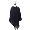 Comércio exterior outono e inverno Nova malha capa capa xale monocromático pullover Cabo suéter capuz xaile fabricantes