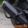 Adequado para 25 modelos de para-choque PCX160 barra protetora especial de aço carbono barra protetora envolvente completa estrutura anti-queda para a carroceria