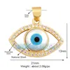 L55 nuevo popular europeo y americano Ojo de Diablo amuleto de la suerte ojo circón joyería creativa DIY