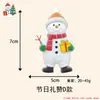 Ímãs de Geladeira Boneco de Neve Homem de Gengibre Personalizado Criativo Decoração de Natal Adesivos Magnéticos Ímãs de Presente Magnéticos 3D Estéreo