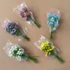 Buquê de Gipsofila Artificial para Decoração de Casamento de Noiva, Plástico com Toque Suave, 13-19 Flores de Gipsofila