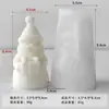 Jiahui Mei Velas de Papá Noel Molde de Silicona DIY Navidad Hecho a Mano Difusor de Aromaterapia Piedra Velas Recuerdo