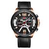 Reloj informal para hombre, modelo 8329 de seis pines, con calendario, correa de negocios y deportivo.