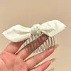 Pente de cabelo penteado de cabeça para baixo novo grampo de cabelo com franja de laço antiderrapante caveira alta estiloso moderno grampo de cabelo lateral com mechas acessório de cabelo