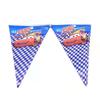 Fiesta de Cumpleaños Temática de Coches 95 Decoración de Coche Plato de Papel Mantel Bandera Gorro de Fiesta Set