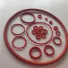 El Sello de Anillo Tórico Rojo de Silicona Listo para Usar del Fabricante es Resistente a Altas Temperaturas e Impermeable y Puede Soportar la Personalización de Productos de Caucho de Silicona