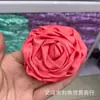 Estilo Coreano Telas de Seda y Satén Flor de Tela Flor de Rollo Rosa Accesorios Florales Accesorios para el Cabello DIY Diademas para Niños Accesorios Florales Pequeños Hechos a Mano Accesorios para Ropa