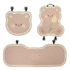 Almohada Cervical para Reposacabezas de Coche Nuevo 2026, Universal para Todas las Estaciones, Cojín para Coche, Seda Helada Espuma de Memoria Cojín de Dibujos Animados 3D