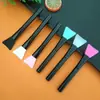 Nuevo Pincel de Silicona para Mascarilla Pincel de Maquillaje Cabeza Suave Palo de Ajuste de Mascarilla de Silicona Herramienta de Belleza DIY Mango Negro Pincel de Maquillaje Facial