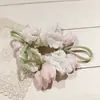 Goma para el pelo de tul estilo tulipán, Accesorio para el pelo femenino, Goma para coleta, Accesorio de alta gama, Venta al por mayor para mujeres