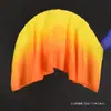 Abanico de seda sintética de doble cara con degradado amarillo-naranja largo abanico de danza clásica Jiaozhou Yangko abanico de danza