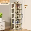 Zapatero Estilo Crema Multicapa Hogareño Simple para Entrada Dormitorio de Estudiantes Montaje Pequeño Armario Zapatero Estante de Almacenamiento