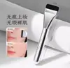 Corea del Sur Pincel Plano para Base de Maquillaje Pincel de una Sola Palabra Herramienta de Pincel de Maquillaje Especial para Estudiantes y Artistas de Maquillaje Esponja de Polvo Corrector Base de Maquillaje Maquillaje