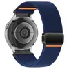 Adecuado para correas de reloj Huawei y Samsung, Correa de reloj tejida de nailon tipo bucle con hebilla magnética deportiva