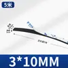 Almohadilla Amortiguadora Absorbente de Impactos Negra de Espuma Eva Espesada de Alta Densidad de 10-60 mm de Espesor con Tira de Esponja Selladora Adhesiva