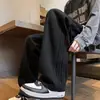 Pantalones de chándal casual de peso pesado de marca de moda estilo japonés para hombre, nuevos pantalones grises de pierna ancha para primavera/otoño, pantalones deportivos holgados para jóvenes