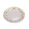 Plato de papel desechable vaso de papel tazón de papel traje punto dorado vajilla fiesta de cumpleaños plato de papel servilleta venta al por mayor