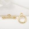 Zhongxing accesorios de joyería diy cobre puro chapado en oro real de 14k hebilla de langosta cadena de cola pulsera colgante pequeño fábrica venta al por mayor directa