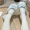 Em estoque: Meow Paw Party 3.0 Lolita Patinha de Gato Laço Cabeça de Gato Salto Alto Sapatos Doces Fofos Femininos