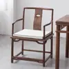 Nueva Silla Redonda de Madera Maciza Estilo Chino Silla de Té para Sala de Té Zen Silla de Gran Tutor de Madera de Fresno Silla Circular Sencilla Casual Silla de Estudio Sillón