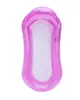 Silla Flotante Inflable Doble Arcoíris con Lentejuelas Transfronteriza para Adultos, Flotador de Natación, Cama Flotante Portátil para Agua