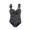 Directo de fábrica 2020 nuevo traje de baño vintage floral de una pieza para mujer bikini delgado aguas termales Resort de playa traje de baño