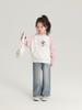 Pudding Haru Ropa para Niños Tops Sudaderas Lindas con Combinación de Colores para Niñas 2025 Nuevas Sudaderas con Capucha con Estampado de Dibujos Animados para Niños
