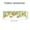 Fanqi FX-F545 - Pegatinas de pared para dormitorio infantil, diseño de mono de dibujos animados de plantas verdes y vid, venta al por mayor