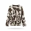 Top plissado de manga comprida com padrão geométrico color block minimalista de Miyake para mulheres, nova camisa básica de alta qualidade para outono e inverno de 2026