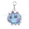 Kpop Onda Coreana Caçadora de Demônios Grupo Feminino Merchandise Chaveiro Lumi Mila Zoi Feito por Fãs Pingente Dupla Face de Acrílico