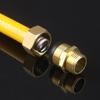 Fuelle de gas de acero inoxidable, tuerca, interfaz de manguera de gas, batidor de ondas, conversión de gas natural, conector rápido verde