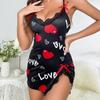 TEMU Explosiones Transfronterizas Pijama de Verano para Mujer Encaje Vestido de Tirantes Sexy Spice Girls Ropa de Casa Camisón para Mujer Europea y Americana