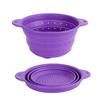 Cesta de Drenagem de Silicone Amazon Coador Dobrável de Aço Inoxidável Cesta de Vegetais para Pia de Cozinha Cesta de Frutas Doméstica Retrátil