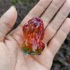 Esmalte colorido Cristal corajosa fortuna decorações escritório casa desktop abertura feng shui artesanato pequenos enfeites atacado