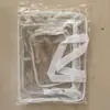 Bolsa de Tocador Transparente de PVC con Patrón de Logo Impreso, Set Ecológico Engrosado, Bolsa de Maquillaje Portátil