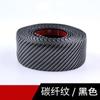 Adesivo Protetor de Soleira de Porta com Textura de Fibra de Carbono para Carro Faixa Anticolisão para Para-choque Lábio Frontal Faixa Decorativa para Porta e Porta-malas