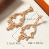 Explosiones de Verano Transfronterizas Moda Versátil Karst Gotas de Agua Diseño de Nicho Sentido Popular en Internet Simple Estilo Frío Aretes Spice Girls