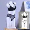Fabricante de Adereços para Modelos Adultos Lingerie Modelo Feminino Meio Corpo Sutiã Roupa Manequim de Plástico para Vitrine