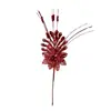 Decoraciones Navideñas, Esquejes, Hojas de Cola de Fénix, Flores de Navidad, Bolas de Navidad, Suministros para Ambiente Navideño, Flores Artificiales, Decoraciones Festivas