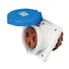 Fabricante Fonte Terceira Geração IP44 À Prova d'Água Industrial Embutido Socket Oblíquo 63A Padrão Europeu Monofásico Caixa de Tomada